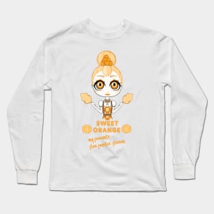 Sweet Orange Long Sleeve T-Shirt